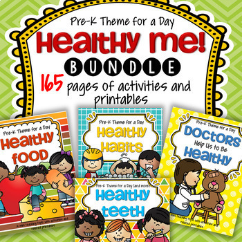 Preview of Healthy Me BUNDLE 0f 4 - Nutrition, Healthy Habits, Dental Health and Doctors