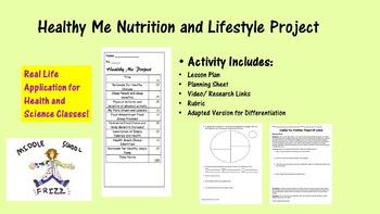 Preview of Healthy Me Nutrition and Lifestyle Project