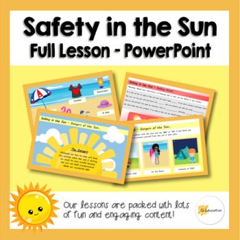 Preview of Healthy Mind and Body: Safety in the Sun - Full Lesson (PPT)