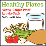 Healthy Plates - Girl Scout Daisies - "Gloria - Purple Pet