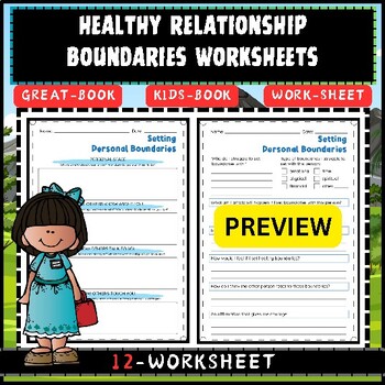 Preview of Healthy Relationship Boundaries Worksheets