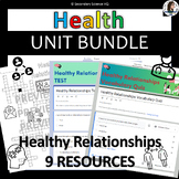Healthy Relationship Skills Unit | Google Forms | Health
