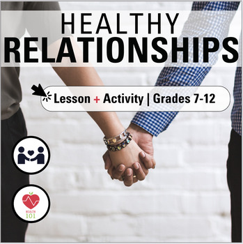 Preview of Healthy Relationships Activity Bundle | 5 Health Class Activities for Teens