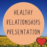 Healthy Relationships Google Slides - Digital Counseling Lesson