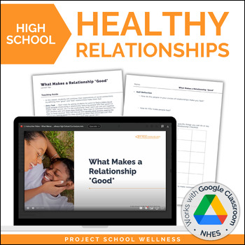 Preview of Healthy Relationships, a Social Health Lesson Plan for High School