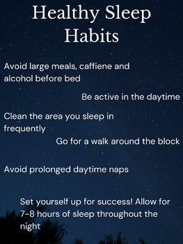 Preview of Healthy Sleep Habits