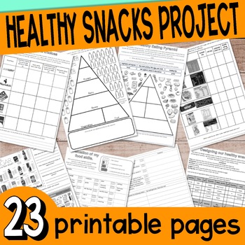 Preview of Food Technology Healthy Snack Design Project Workbook