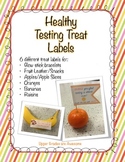 Healthy Testing Treat Labels