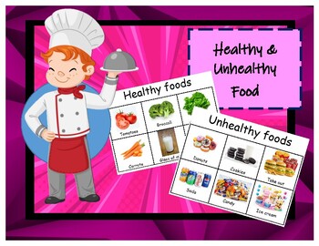 Healthy/Unhealthy Foods by For Two Little Blonds | TpT
