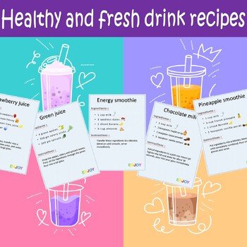 Preview of Healthy and Fresh Drink Recipes