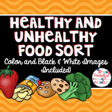 Healthy and Unhealthy Food Sort