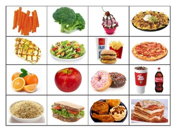 Healthy and Unhealthy Food Sort by Learning for Life Skills | TPT