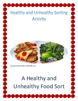 Preview of Healthy and Unhealthy Food Sorting Activity
