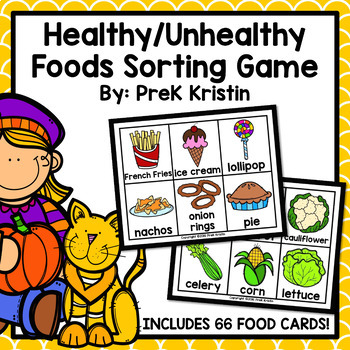 Preview of Healthy and Unhealthy Food Sorting Game