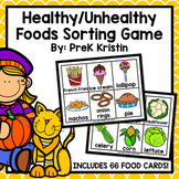 Healthy and Unhealthy Food Sorting Game