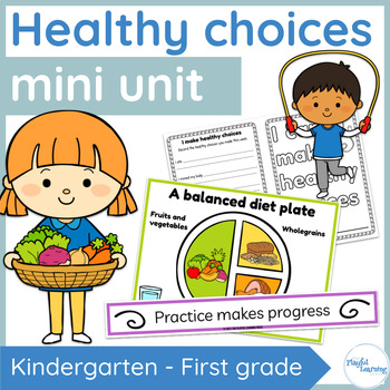 Preview of Healthy lifestyle and making healthy choices - mini unit