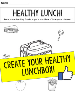 A Healthy Lunch Box (Poster) by Birdwings Forest School
