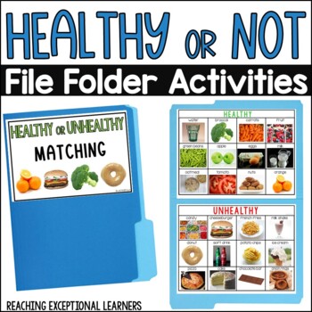 Preview of Healthy or Unhealthy File Folder Activities