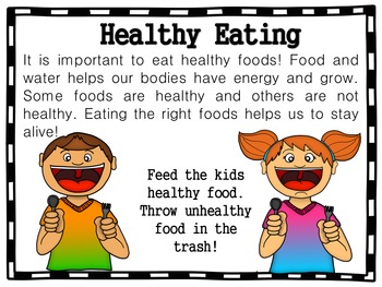 Healthy vs. Unhealthy Sort (Nutrition) by Fireflies N' Mason Jars