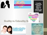 Healthy vs. Unhealthy Teen Relationships PowerPoint