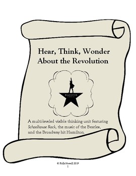 Preview of Hear, Think, Wonder About the Revolution (featuring music from Hamilton)