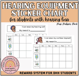 Hearing Aid/Cochlear Implant Reward Sticker Chart