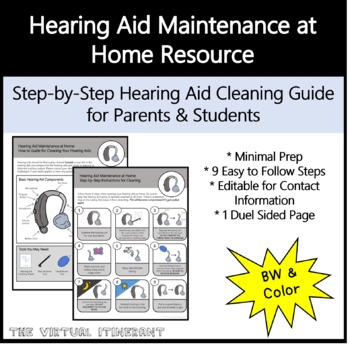 Preview of Hearing Aid Maintenance at Home: How-To Cleaning Guide for Parents & Students