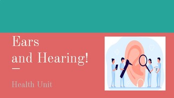 Preview of Hearing Health and Ears Unit -- (Answer Key Included)