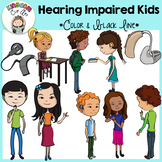 Hearing Impaired Kids Clip Art