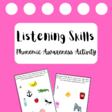 Hearing Loss Activity: Listening Skills/Phonemic Awareness