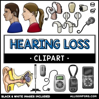 Preview of Hearing Loss Clip Art - Deaf and Hard of Hearing Images