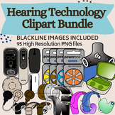 Hearing Loss/Deaf/Hard of Hearing Clipart Bundle
