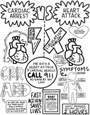 coloring pages for first aid