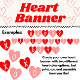 Heart Banner - Valentine's Edition