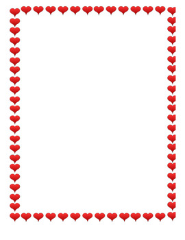 Heart Border Clipart Clip Art by NeesieNoodle Designs | TpT