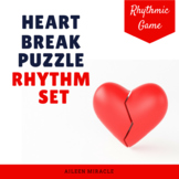 Valentine's Day Music Activity: Heart Break Rhythm Set