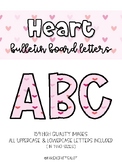 Heart Bulletin Board Letters