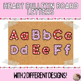 Heart Bulletin Board Letters Freebie