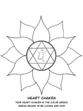 Heart Chakra Art Printable Page