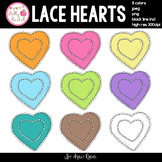 Lace Hearts Clip Art