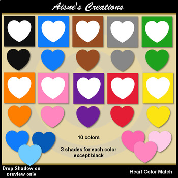 Preview of Heart Color Match