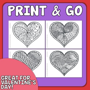 Heart Coloring Pages For Valentine S Day Print Or Color Online