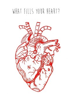 Preview of Heart Colouring Page