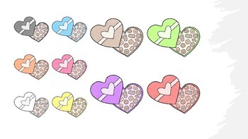 Preview of Heart Cookies, Chocolates, Flowers, Cupcakes graphics