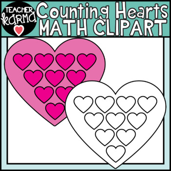 Download Heart Counters - Math Clipart BUNDLE by Teacher Karma | TpT