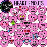 Heart Emoji Clipart  {Valentine Clipart}