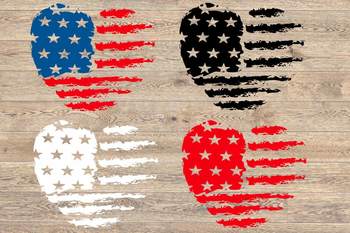 Download Heart Flag 4th Of July Svg Flag Svg America Svg Svg Files 116sv By Hamhamart