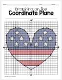 Heart Flag- Graphing on the Coordinate Plane Mystery Picture