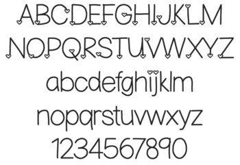Preview of Heart Font