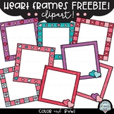 Heart Frames FREEBIE {frames clipart}